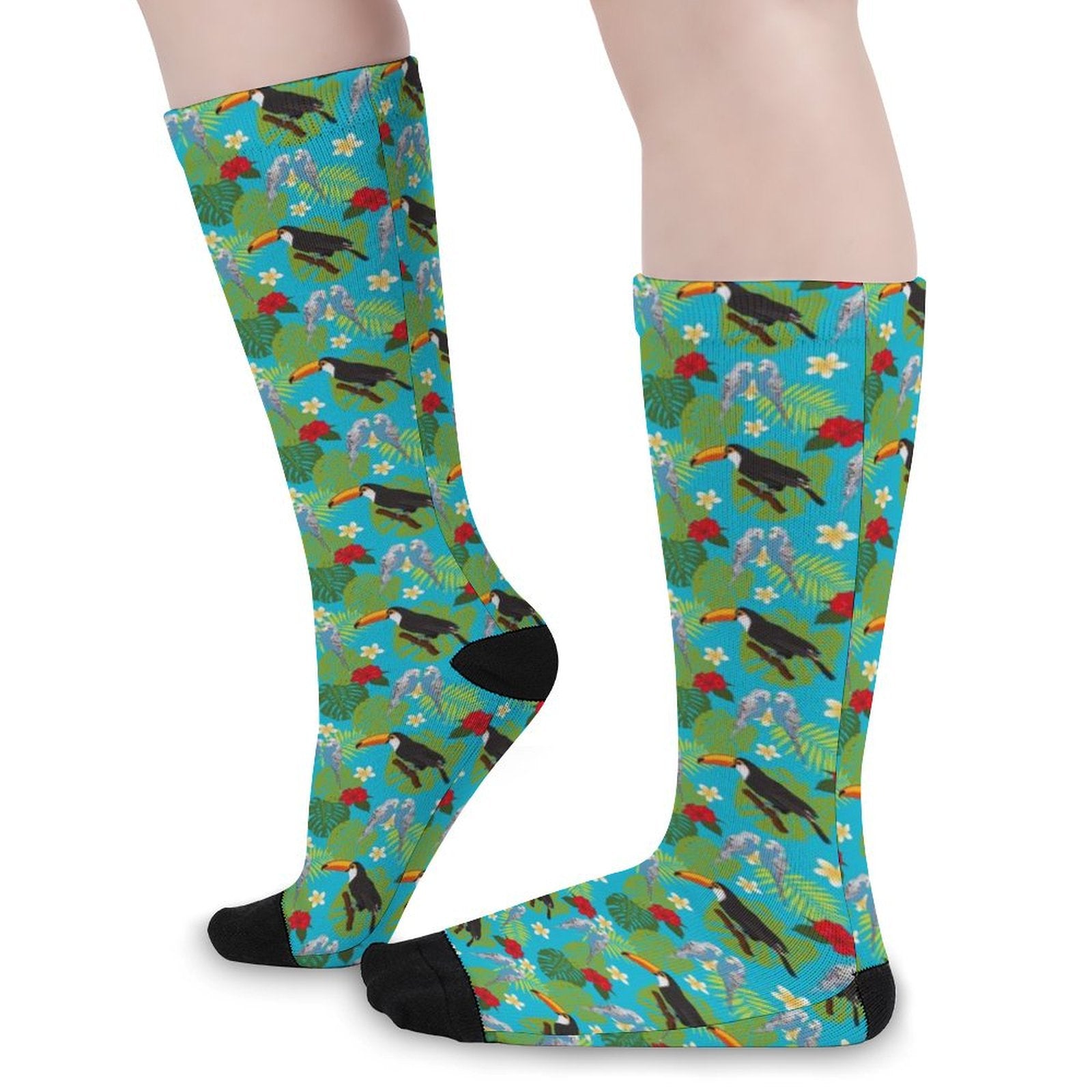 Flamingo Prined socks Gifts for Men Women